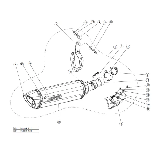 Akrapovic Suzuki Gsx-r 1000 S-S10SO12-HRC