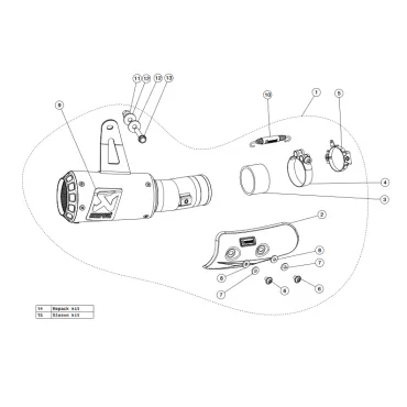 Akrapovic Suzuki Gsx-r 1000 S-S10SO13-CUBT