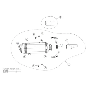 Akrapovic Vespa GTS 125 ie Super S-VE125SO1-HZBL