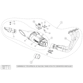 Akrapovic Yamaha MT 09 Tracer S-Y9R3-HAFT
