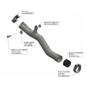 Leovince Suppressor du Catalyseur Benelli Leoncino 500