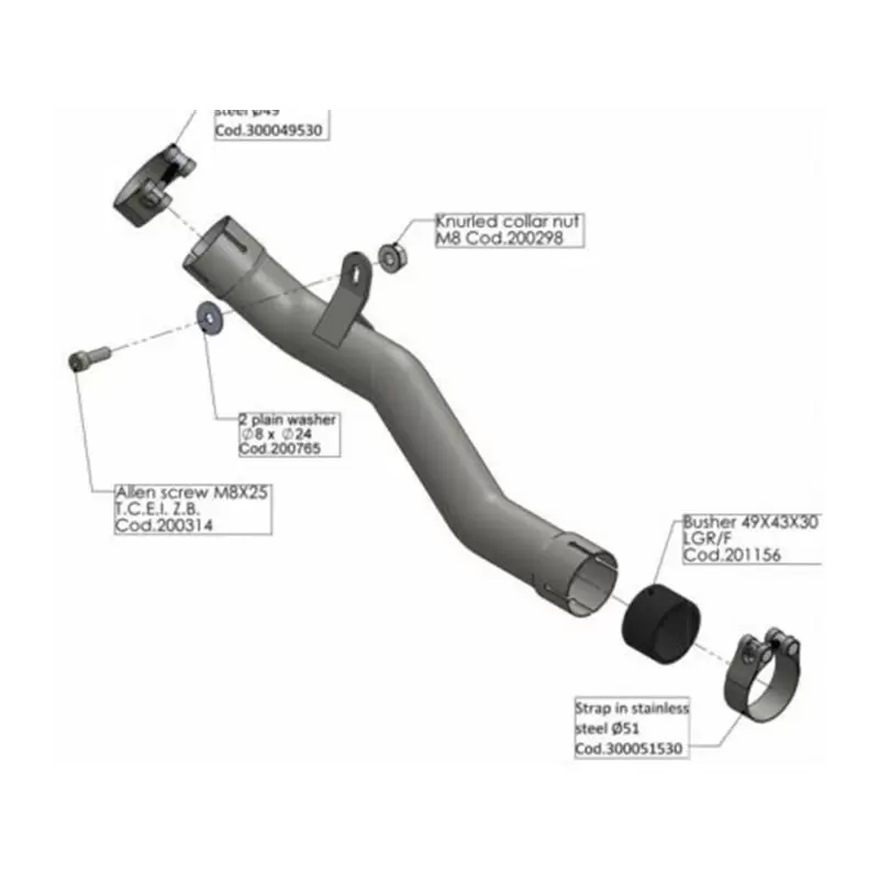 Leovince Suppressor du Catalyseur Benelli Leoncino 500