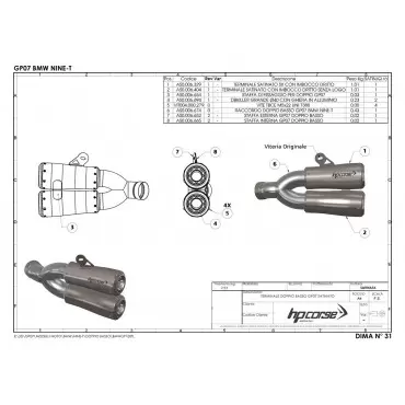 Hp Corse GP07 Bmw R Nine T