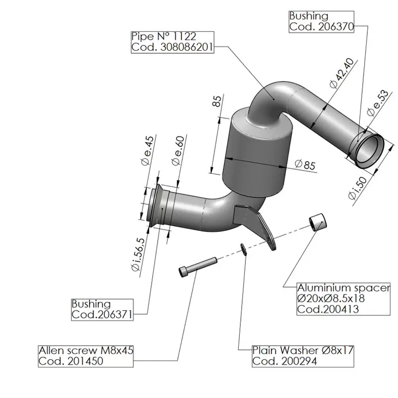 Leovince Suppressor du Catalyseur KTM RC 390 Leovince Suppressor du Catalyseur KTM RC 390