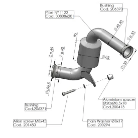 Leovince No Kat Dacatalyzer KTM Duke 125