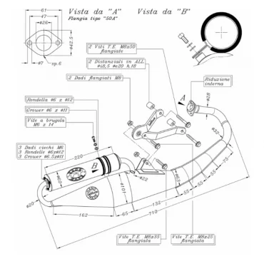 Leovince Piaggio NRG/NTT Hand Made TT