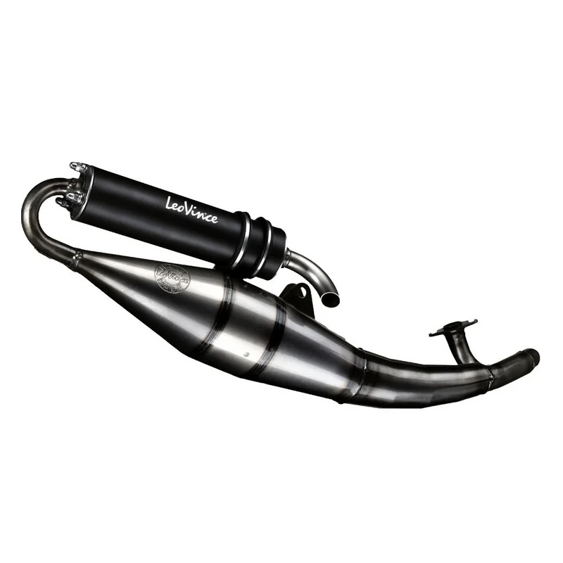 Leovince Piaggio NRG/NTT Hand Made TT Black