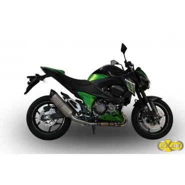 Exan Kawasaki Z800 Ovale X-Black