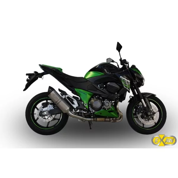 Exan Kawasaki Z800 Ovale X-Black