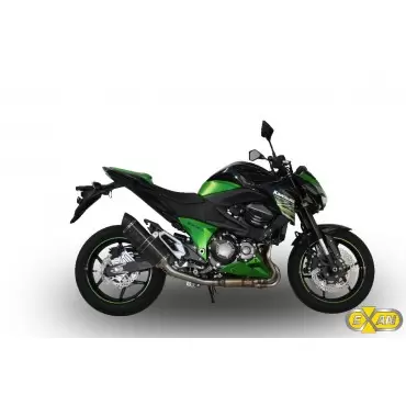 Exan Kawasaki Z800 Ovale X-Black