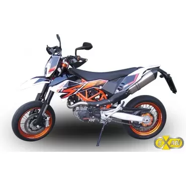 Exan KTM 690 SMC Ovale X-Black