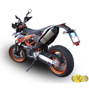 Exan KTM 690 SMC Ovale X-Black