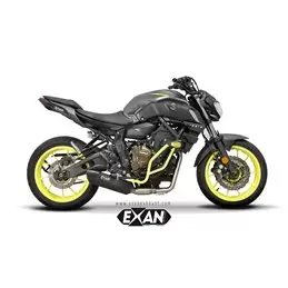 Exan Yamaha MT-07 Ovale X-Black