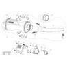 Akrapovic Vespa GTV 250 S-VE3SO9-HRSSBL