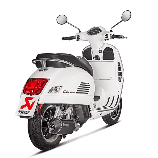 Akrapovic Piaggio Vespa GTS 125 150 ie Super S-VE125SO2-HZBL