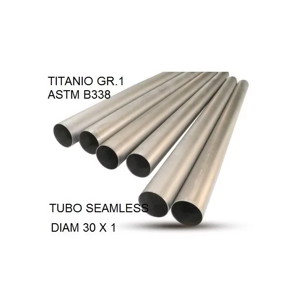 GPR Cafè Racer Tubo de Titanio sin Soldadura D. 30mm X 1mm L.1000mm TU.T.1