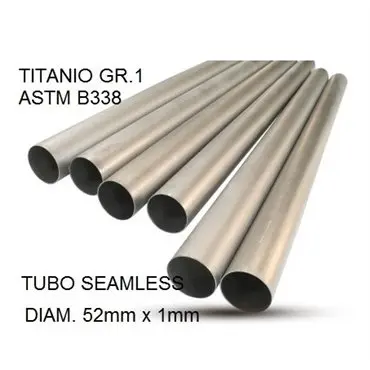 GPR Cafè Racer Tubo titanio seamleSs D. 52mm X 1mm L.1000mm TU.T.4