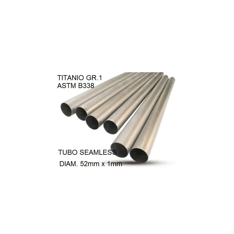 GPR Cafè Racer Tubo titanio seamleSs D. 52mm X 1mm L.1000mm TU.T.4