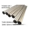 GPR Cafè Racer Tubo titanio seamleSs D. 52mm X 1mm L.1000mm TU.T.4
