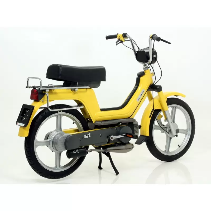 GIANNELLI PIAGGIO « SI » Échappement Complet Avec Silencieux Anodisé Noir - Référence 30509