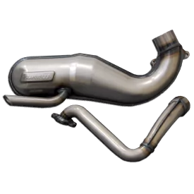 Giannelli Silencers Piaggio APE Course Longue
