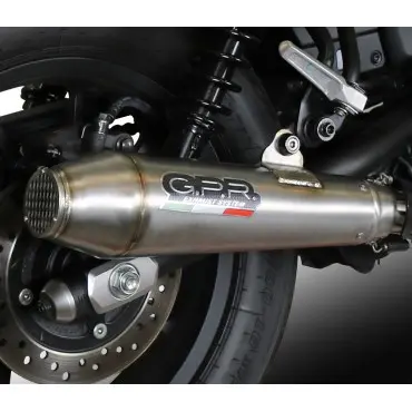 GPR E4.BE.18.FNE4 Furore Evo4 Nero Full Exhaust for Benelli Leoncino 500  Trail (2017-)