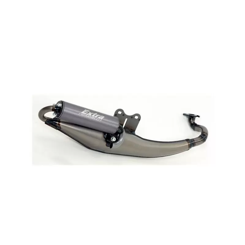 Auspuff Für Piaggio Mit Schwarzem Schalldämpfer Exhaust Giannelli