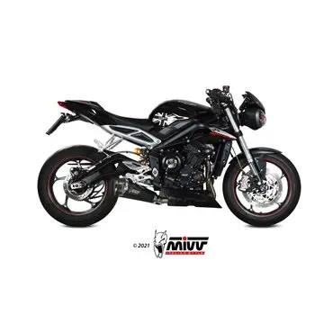 Mivv Delta Race Black Triumph Street Triple 660