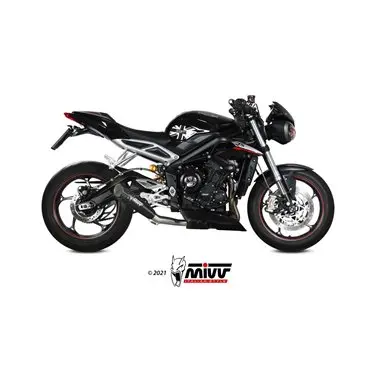 Mivv X-M5 Black Triumph Street Triple 660