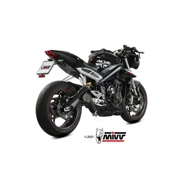 Mivv X-M5 Black Triumph Street Triple 660