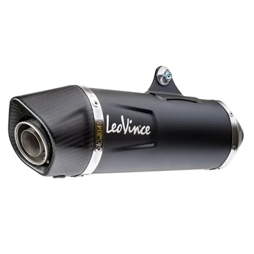 LeoVince exhaust system LV One Evo, stainless steel, silver, complete  system, for Vespa 300 GTS Euro 5