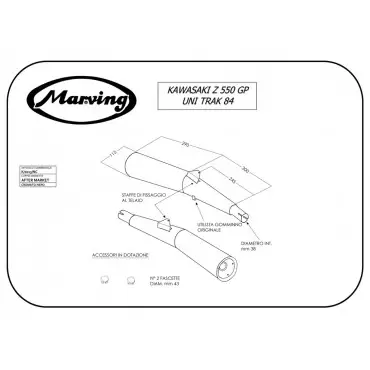 Marving K/2013/NC Kawasaki Z 550 Gp U.t. 84