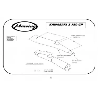 Marving K/2021/NC Kawasaki Z 750 Gp